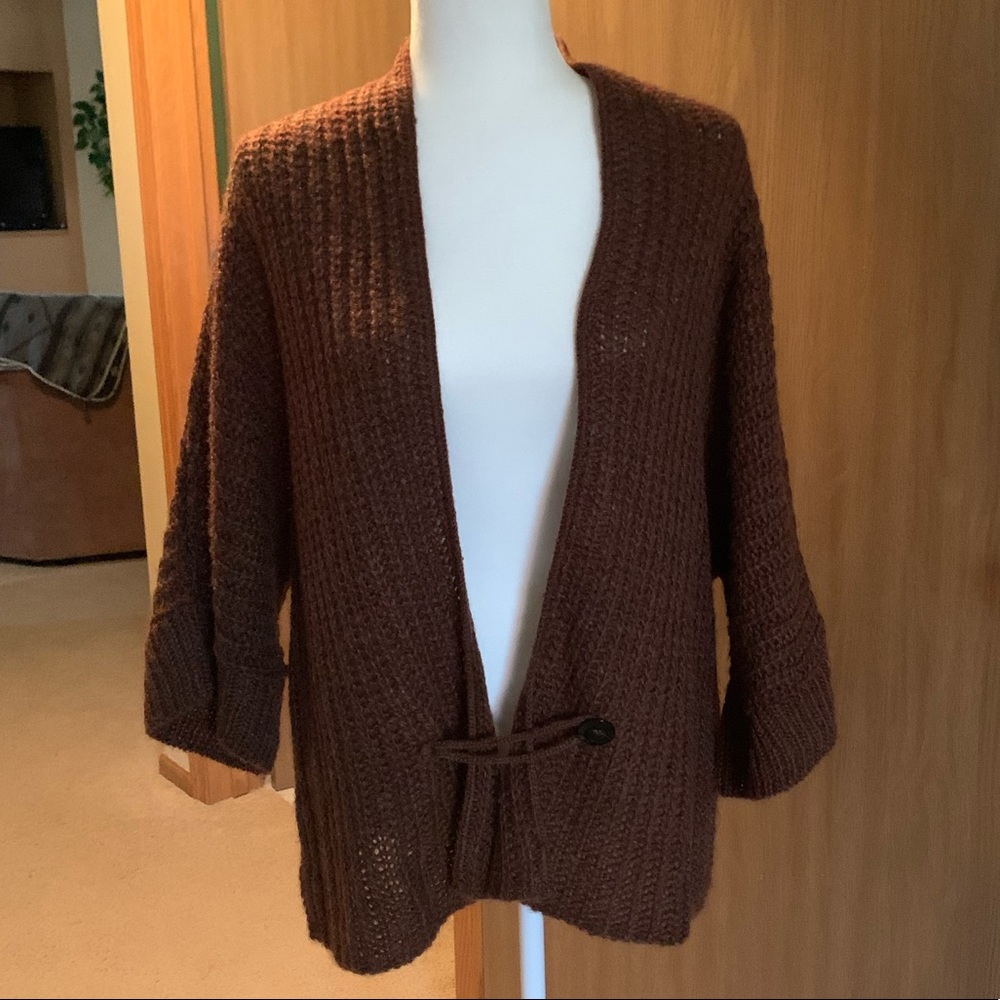 Woven women’s cardigan